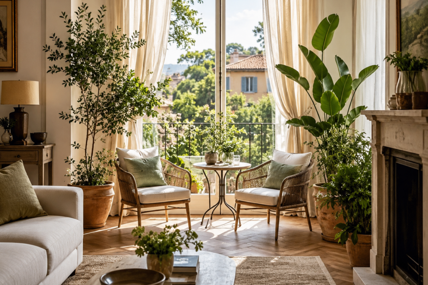 Esperimenti d’arredo: un angolo in stile outdoor nel tuo soggiorno